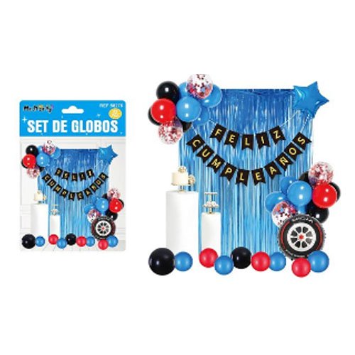 SET DE GLOBOS DECORATIVOS por mayor Cotillon por mayor