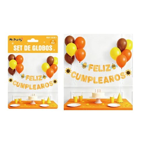 SET DE GLOBOS DECORATIVOS por mayor Cotillon por mayor