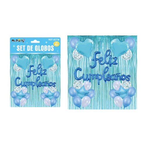 SET DE GLOBOS DECORATIVOS por mayor Cotillon por mayor