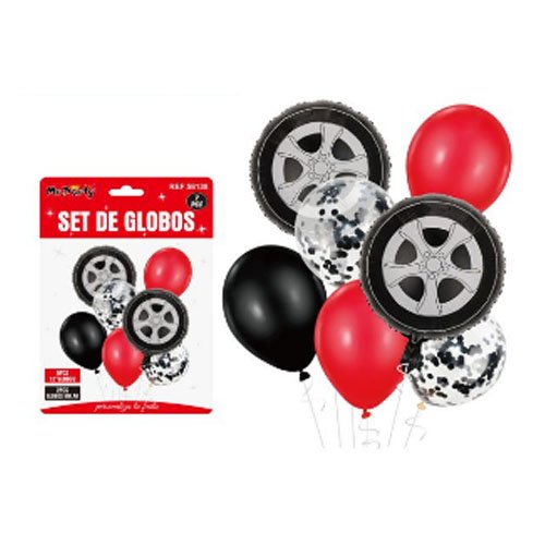 SET DE GLOBOS NEUMATICO por mayor Cotillon por mayor