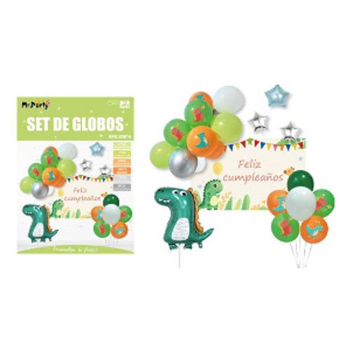 SET DE GLOBOS FELIZ CUMPLEAÑOS por mayor Cotillon por mayor