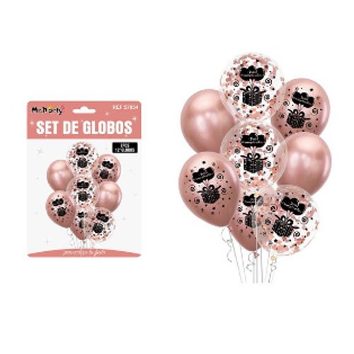 SET DE GLOBOS FELIZ CUMPLEAÑOS por mayor Cotillon por mayor