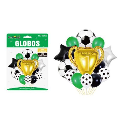 SET DE GLOBOS FUTBOL por mayor - Cotillon por mayor