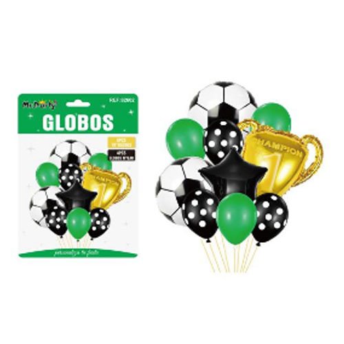 SET DE GLOBOS FUTBOL por mayor - Cotillon por mayor