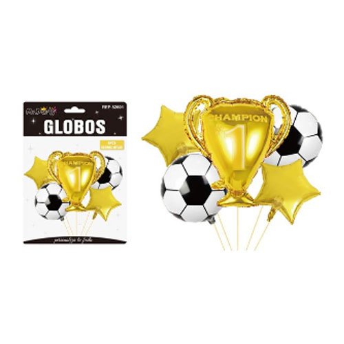 SET DE GLOBOS FUTBOL por mayor - Cotillon por mayor