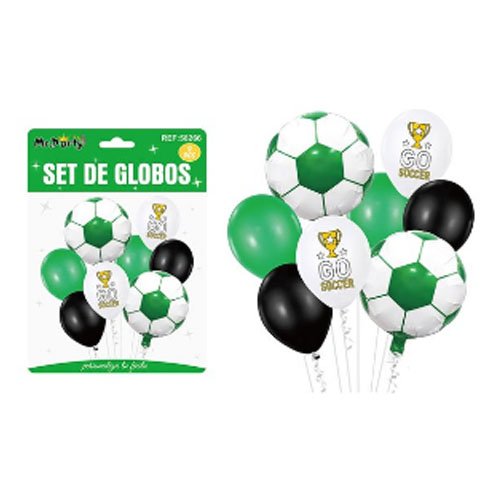 SET DE GLOBOS FUTBOL por mayor Cotillon por mayor