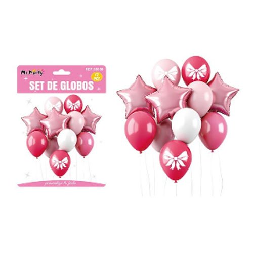SET DE GLOBOS LAZO por mayor Cotillon por mayor