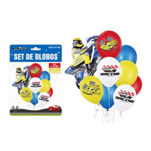 SET DE GLOBOS MOTOCICLETA por mayor Cotillon por mayor