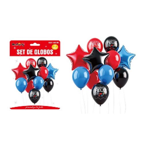 SET DE GLOBOS VIDEO JUEGO por mayor Cotillon por mayor