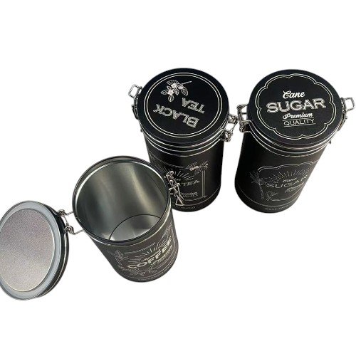 Set de Latas Circulares con Diseño de Mármol por mayor Hogar por mayor