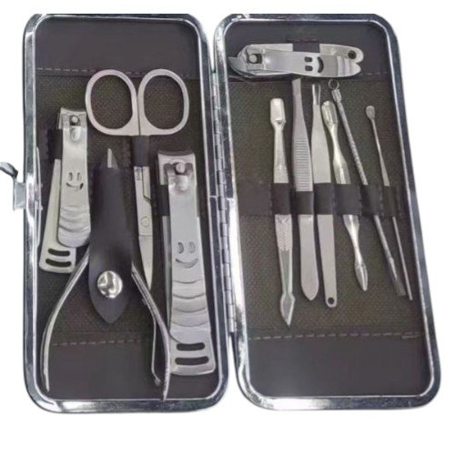 Set de Manicura y Cuidado Personal de 11 Piezas con Estuche Rígido por mayor Belleza por mayor