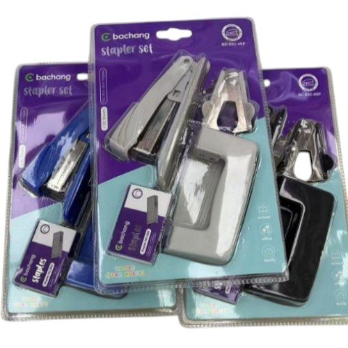 Set de Papelería Completo: Corchetera, Perforadora y Sacacorchetes por mayor - Útiles Escolares por mayor