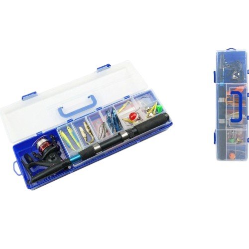 Set de Pesca Completo con Caña Telescópica y Estuche Organizador de Accesorios por mayor - Hogar por mayor