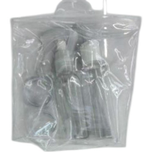 Set de Viaje 4 Piezas con Botellas Dispensadoras y Estuche de Seguridad por mayor - Hogar por mayor