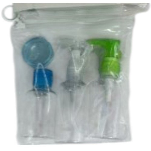 Set de Viaje 4 Piezas con Botellas Dispensadoras y Estuche Hermético por mayor - Hogar por mayor