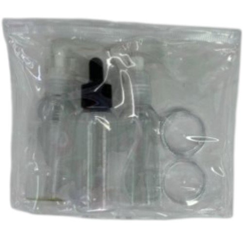 Set de Viaje 5 Piezas Botellas y Envases Cosméticos por mayor - Hogar por mayor