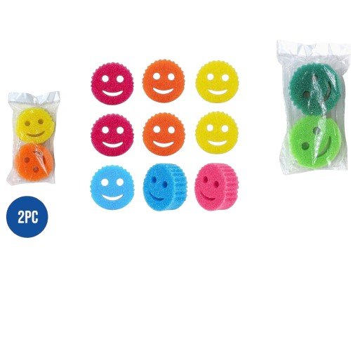 SET ESPONJA SONRIENTE por mayor - Hogar por mayor