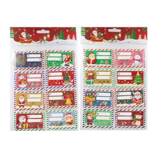 SET ETIQUETAS NAVIDEÑAS por mayor - Navidad por mayor