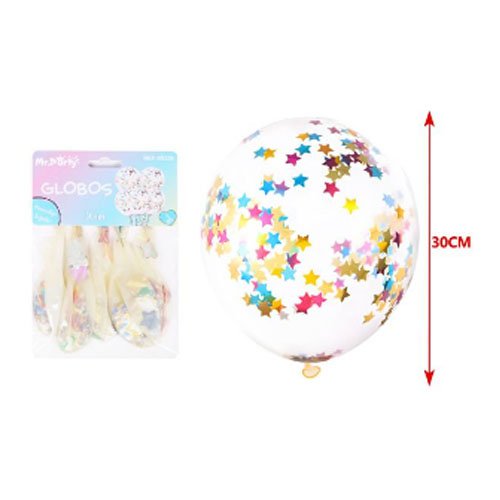 SET GLOBOS CONFETI por mayor Cotillon por mayor