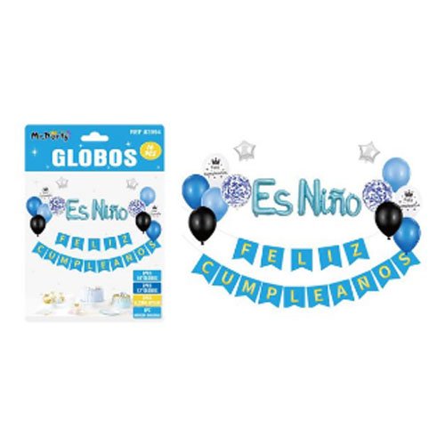 SET GLOBO BABY SHOWER por mayor Cotillon por mayor