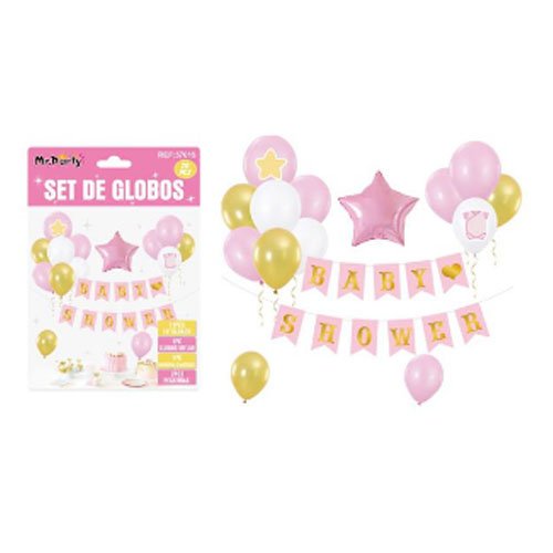 SET GLOBO BABY SHOWER por mayor Cotillon por mayor