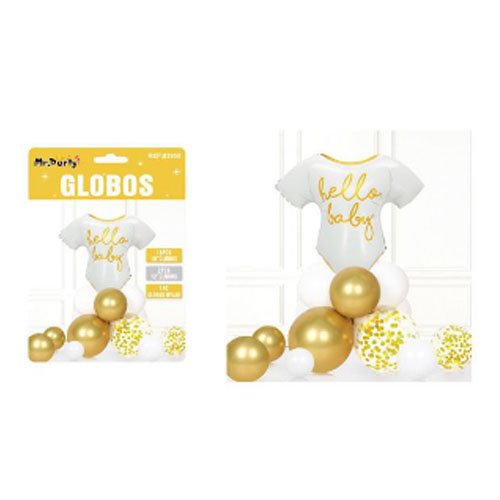 SET GLOBO BABY SHOWER por mayor Cotillon por mayor