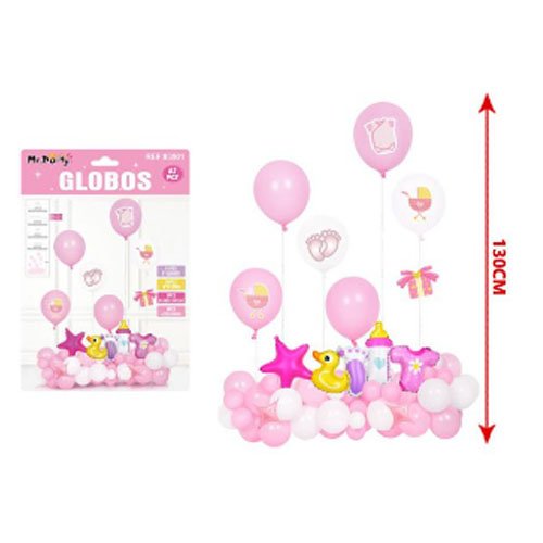 SET GLOBO BABY SHOWER por mayor Cotillon por mayor