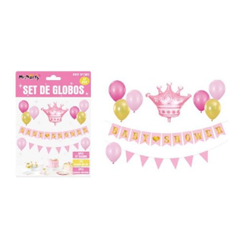 SET GLOBO BABY SHOWER por mayor Cotillon por mayor