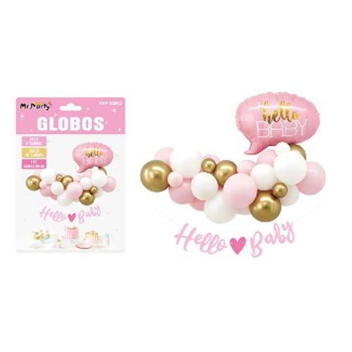 SET GLOBO BABY SHOWER por mayor Cotillon por mayor