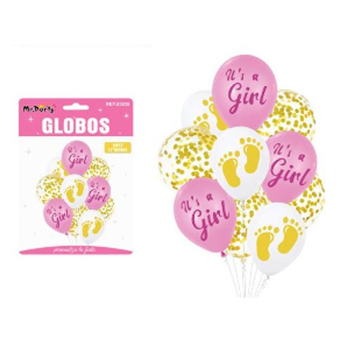 SET GLOBO BABY SHOWER por mayor Cotillon por mayor