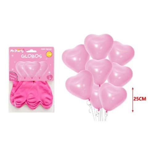 SET GLOBO CORAZON por mayor Cotillon por mayor