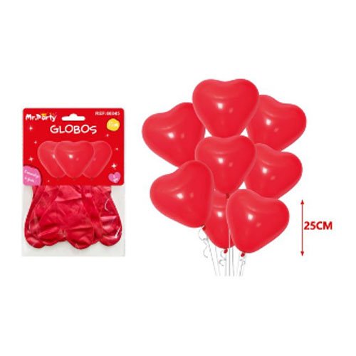 SET GLOBO CORAZON por mayor Cotillon por mayor