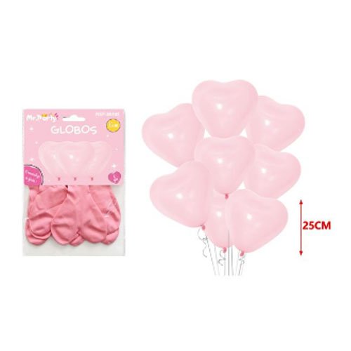 SET GLOBO CORAZON por mayor Cotillon por mayor