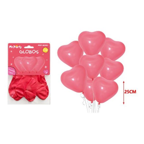 SET GLOBO CORAZON por mayor Cotillon por mayor