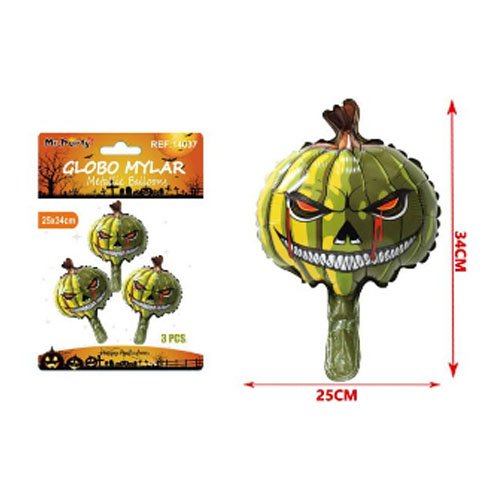 SET GLOBO MYLAR HALLOWEEN por mayor Halloween por mayor