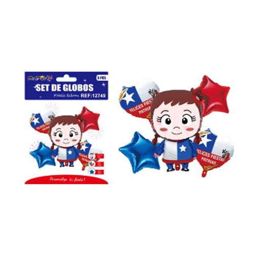 SET GLOBO NIÑA por mayor - Fiestas-Patrias por mayor