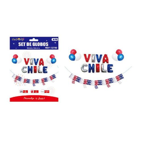 SET GLOBOS+GUIRNALDA por mayor - Fiestas-Patrias por mayor