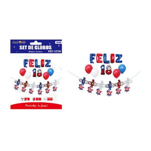 SET GLOBOS+GUIRNALDA por mayor - Fiestas-Patrias por mayor