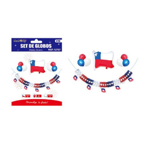 SET GLOBOS+GUIRNALDA por mayor - Fiestas-Patrias por mayor