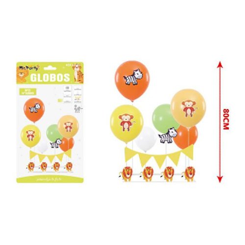 SET GLOBOS ANIMALES por mayor Cotillon por mayor