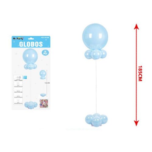 SET GLOBOS AZUL CLARO por mayor Cotillon por mayor