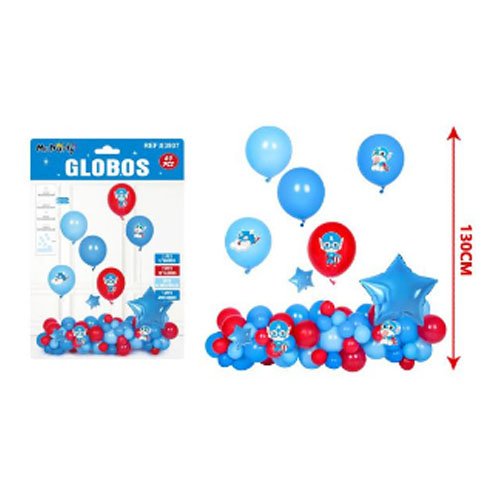 SET GLOBOS CAPITAN AMERICA por mayor Cotillon por mayor