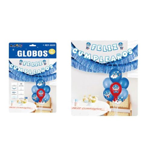 SET GLOBOS CAPITAN AMERICA por mayor Cotillon por mayor