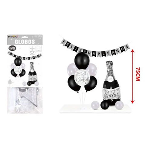 SET GLOBOS CHAMPAM por mayor Cotillon por mayor