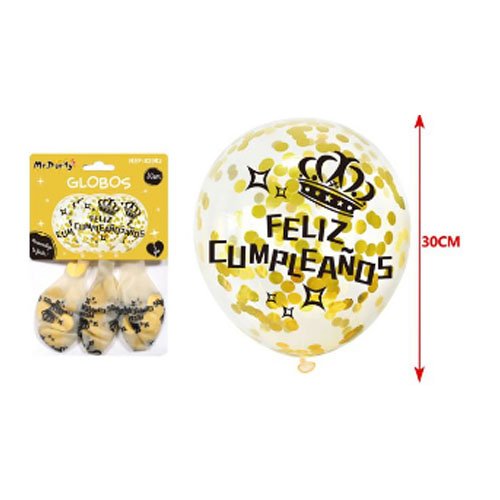 SET GLOBOS CONFETI por mayor Cotillon por mayor