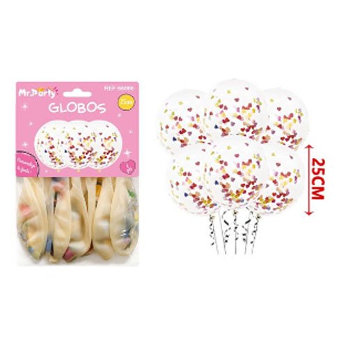 SET GLOBOS CONFETI por mayor Cotillon por mayor