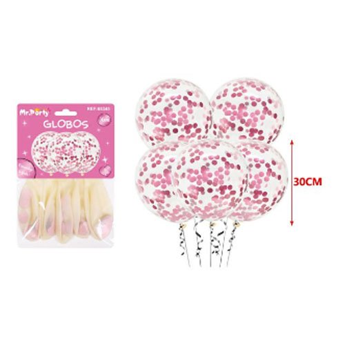 SET GLOBOS CONFETI por mayor Cotillon por mayor