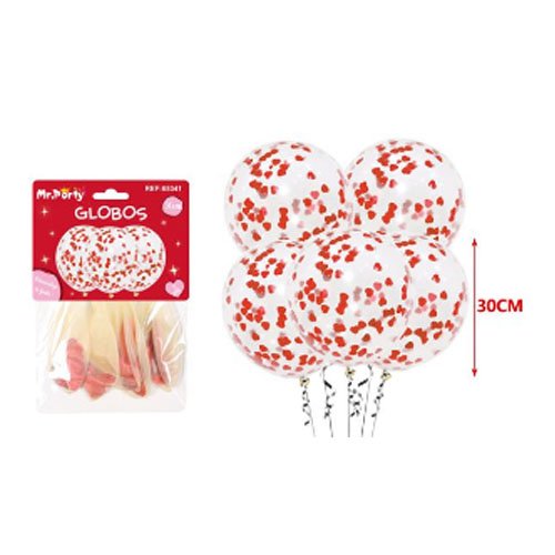 SET GLOBOS CONFETI por mayor Cotillon por mayor