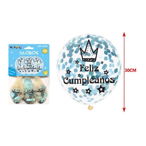 SET GLOBOS CONFETI por mayor Cotillon por mayor