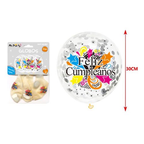 SET GLOBOS CONFETI por mayor Cotillon por mayor